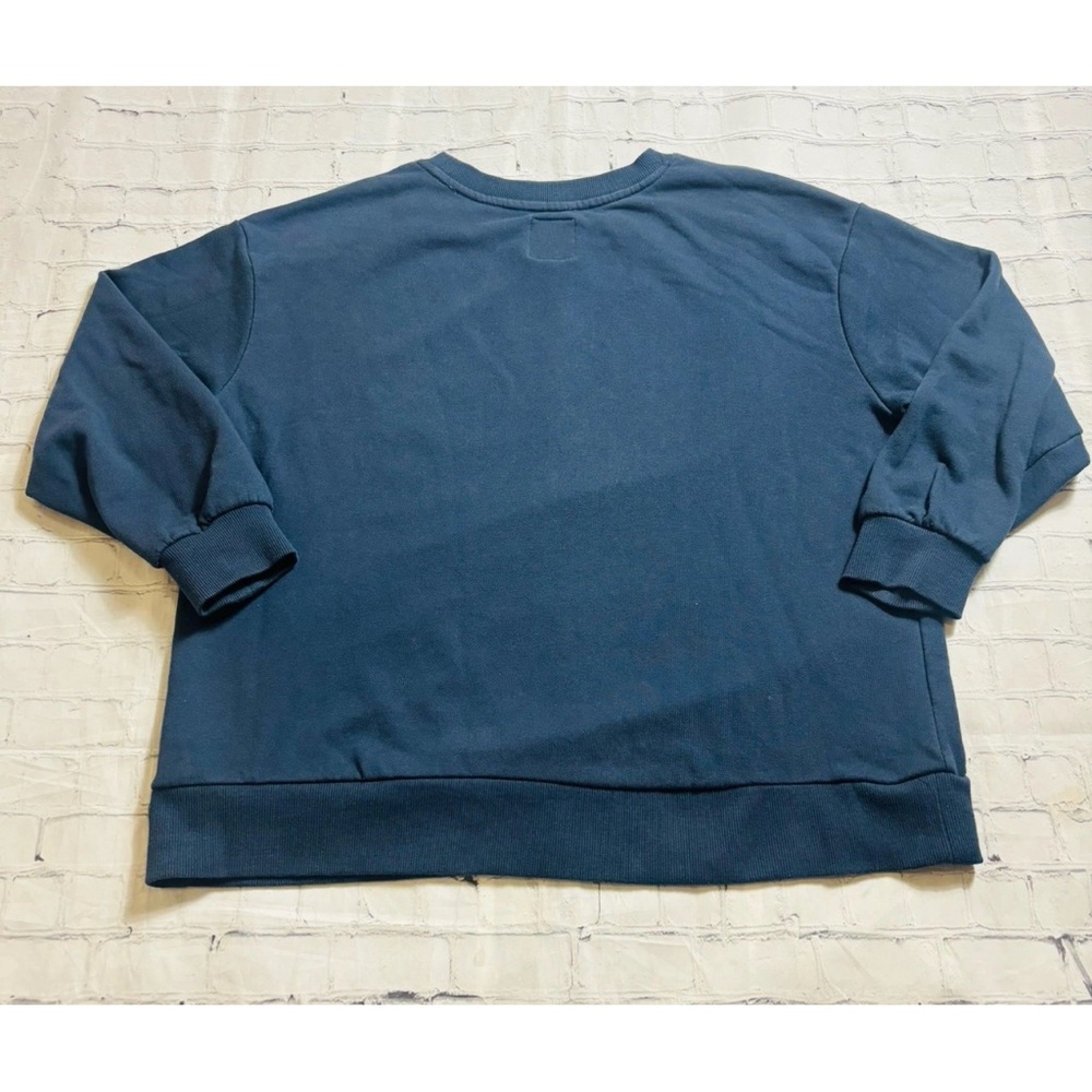 C & C California Women's 1X Sweatshirt Blue Sunset Graphic Top Long Sleeve - Picture 8 of 9